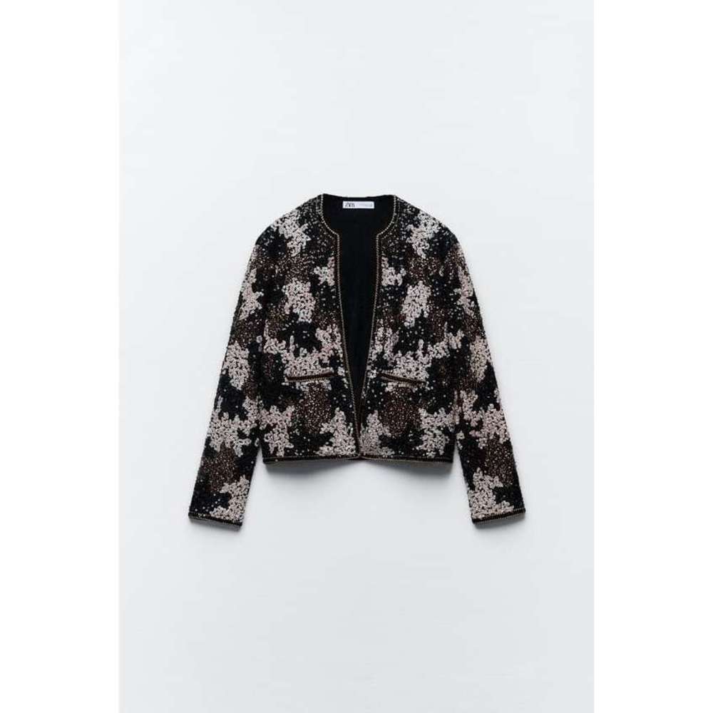 🤍 OPEN FRONT SEQUIN JACKET NWT - image 7